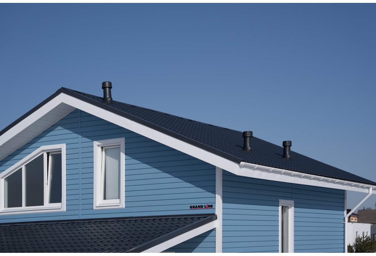 Квадро Брус 3D в01 Grand Line 0,45 Drap ТХ с пленкой RAL 5024 пастельно-синий