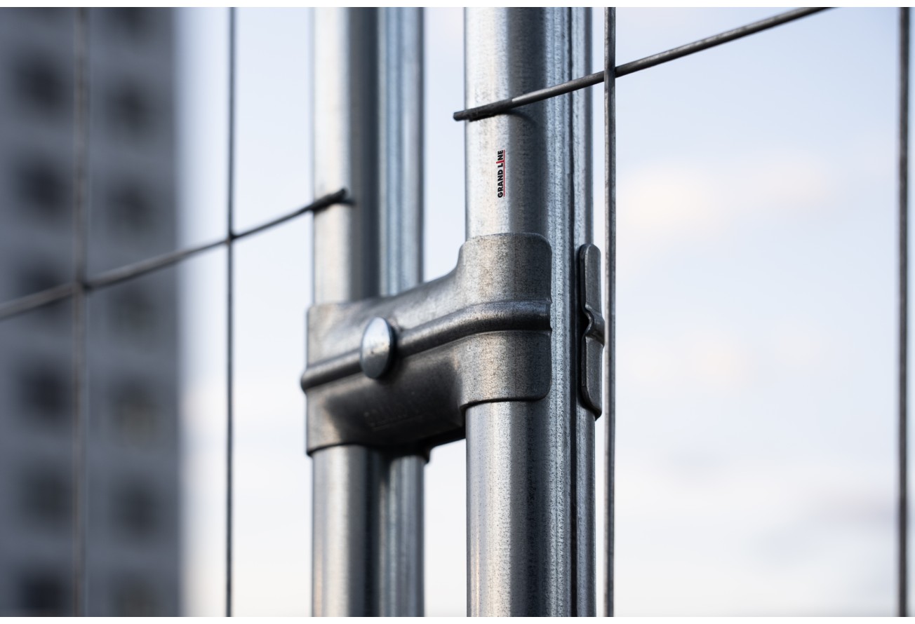 Секция временного ограждения Round 2,0х3,45 Zn