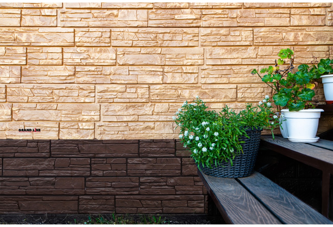 Панель ЯФАСАД Grand Line Крымский сланец Классика песок