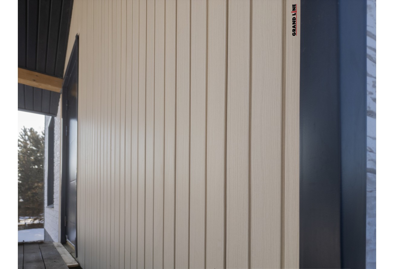 Сайдинг Архитектурный планкен Grand Line Tundra ясень (3,0м)