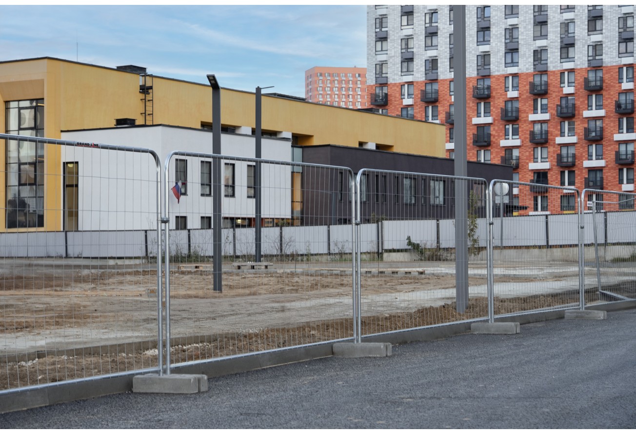 Секция временного ограждения Round 2,0х3,45 Zn