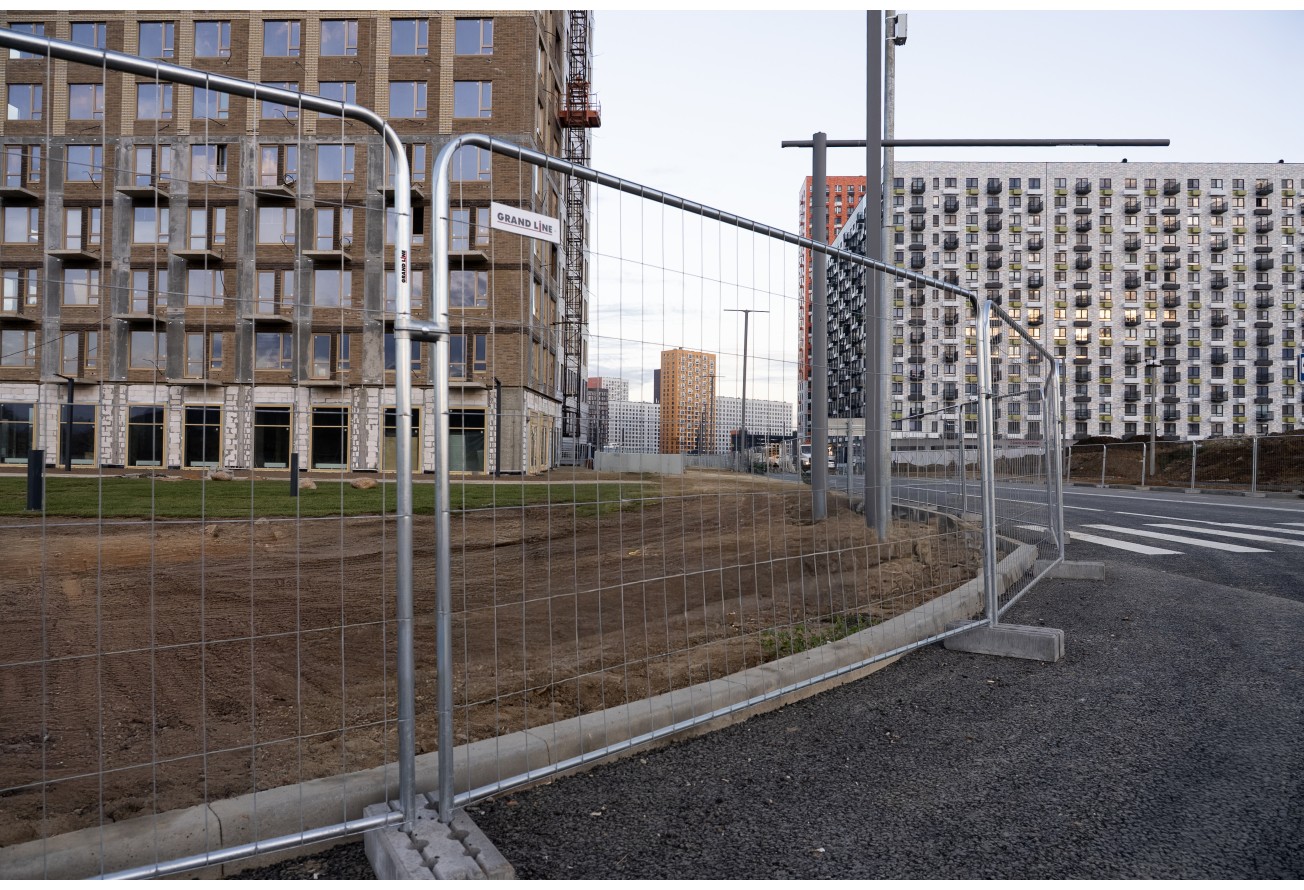 Секция временного ограждения Round 2,0х3,45 Zn