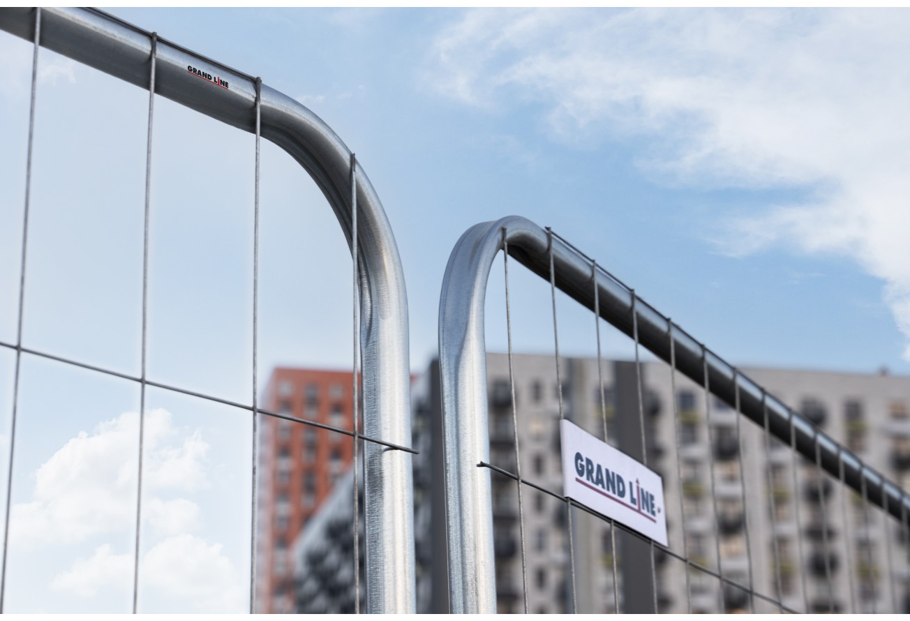 Секция временного ограждения Round 2,0х3,45 Zn