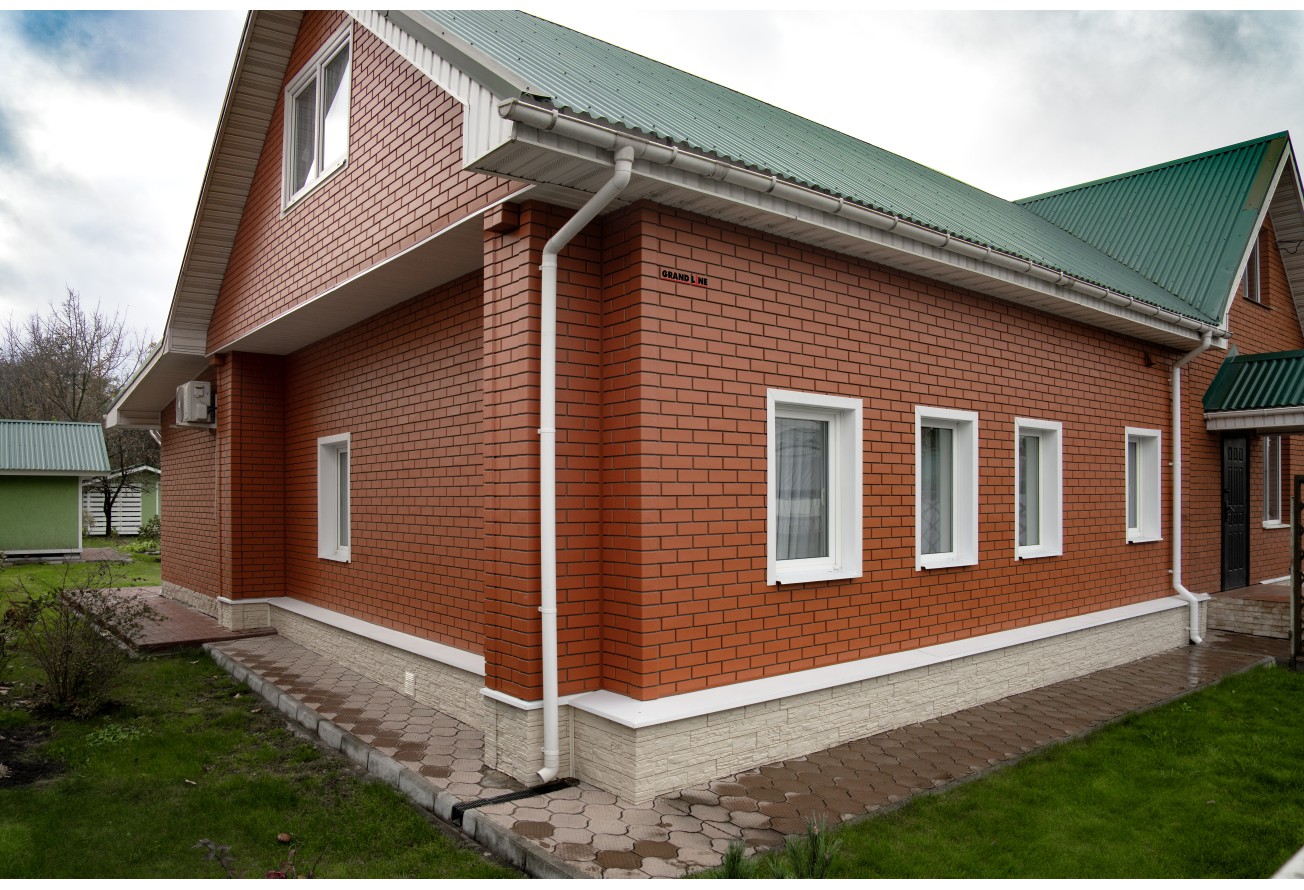 Фасадная панель Grand Line Сланец Классика бежевый