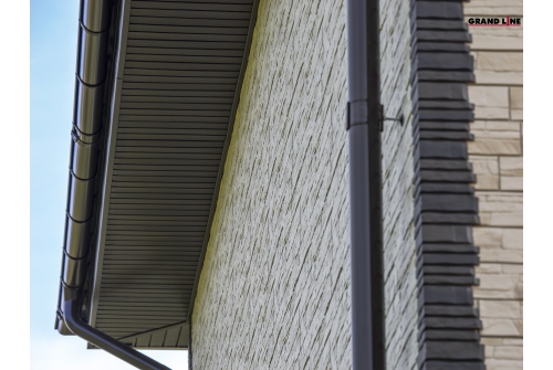 Софит Estetic Grand Line Классика со скрытой перфорацией коричневый (3,0м)