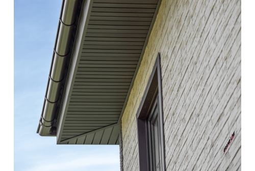 Софит Estetic Grand Line Классика со скрытой перфорацией коричневый (3,0м)