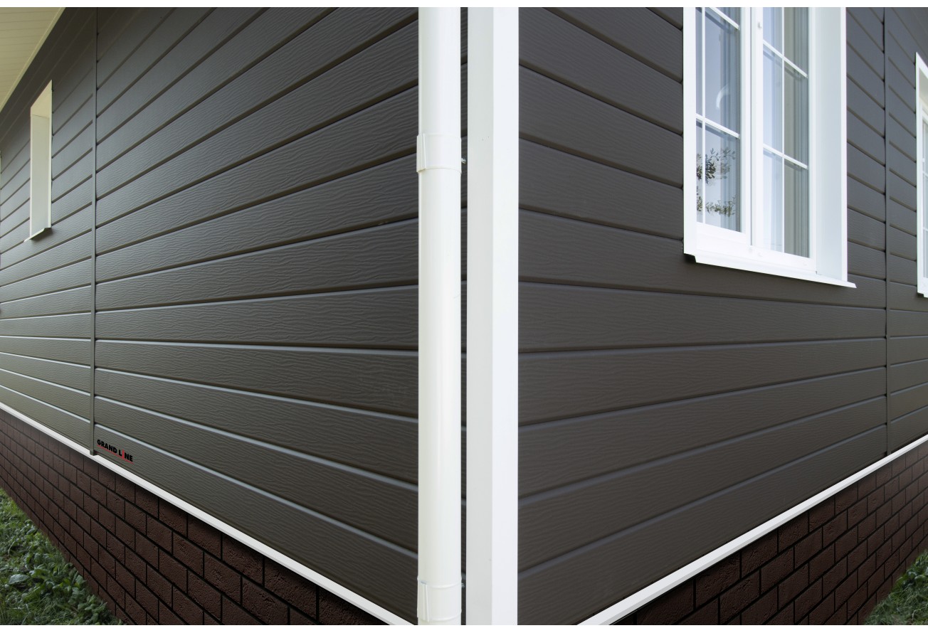 ЭкоБрус новый 3D Grand Line 0,45 Drap ТХ с пленкой RR 32 темно-коричневый