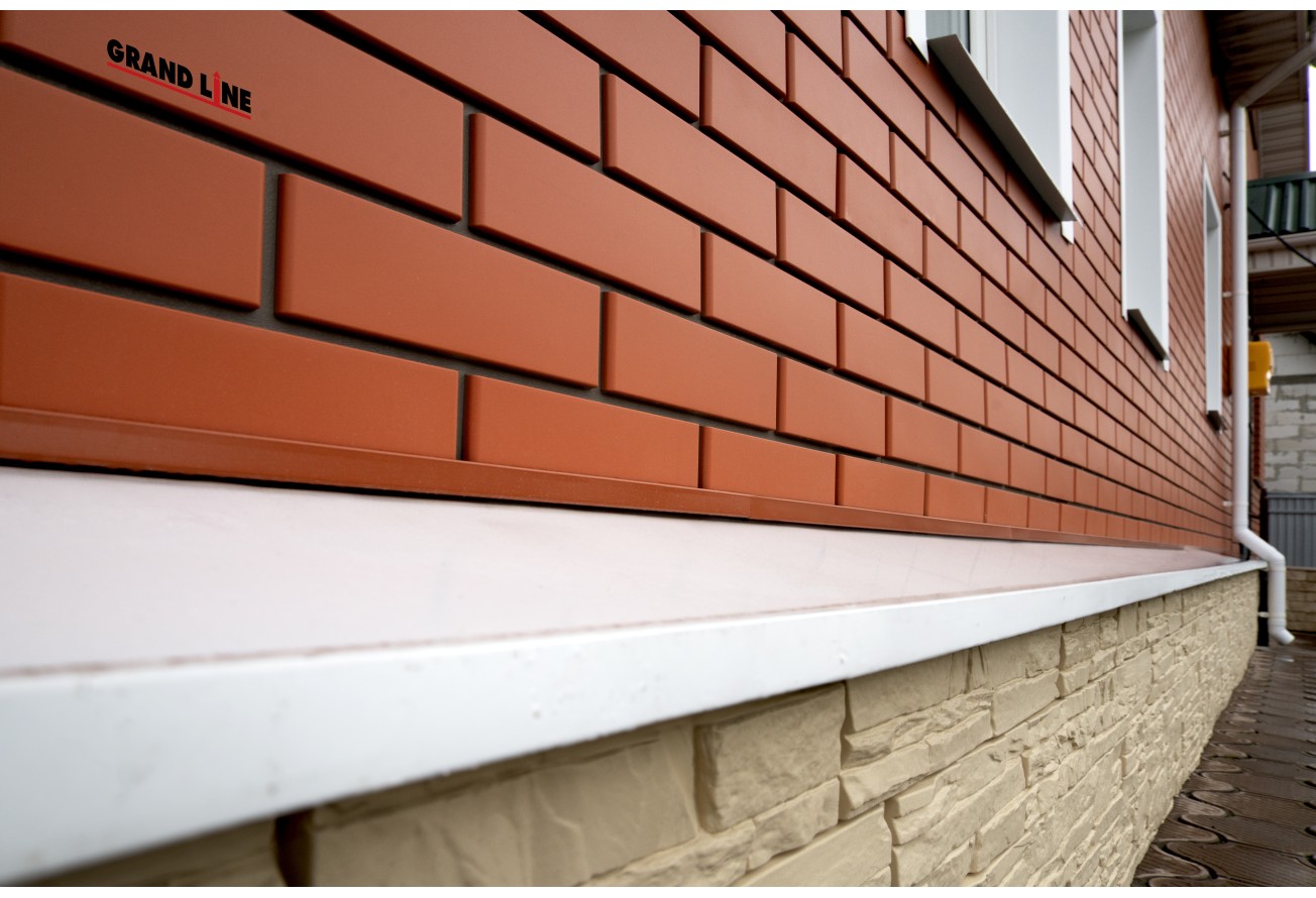 Фасадная панель Grand Line Сланец Классика бежевый