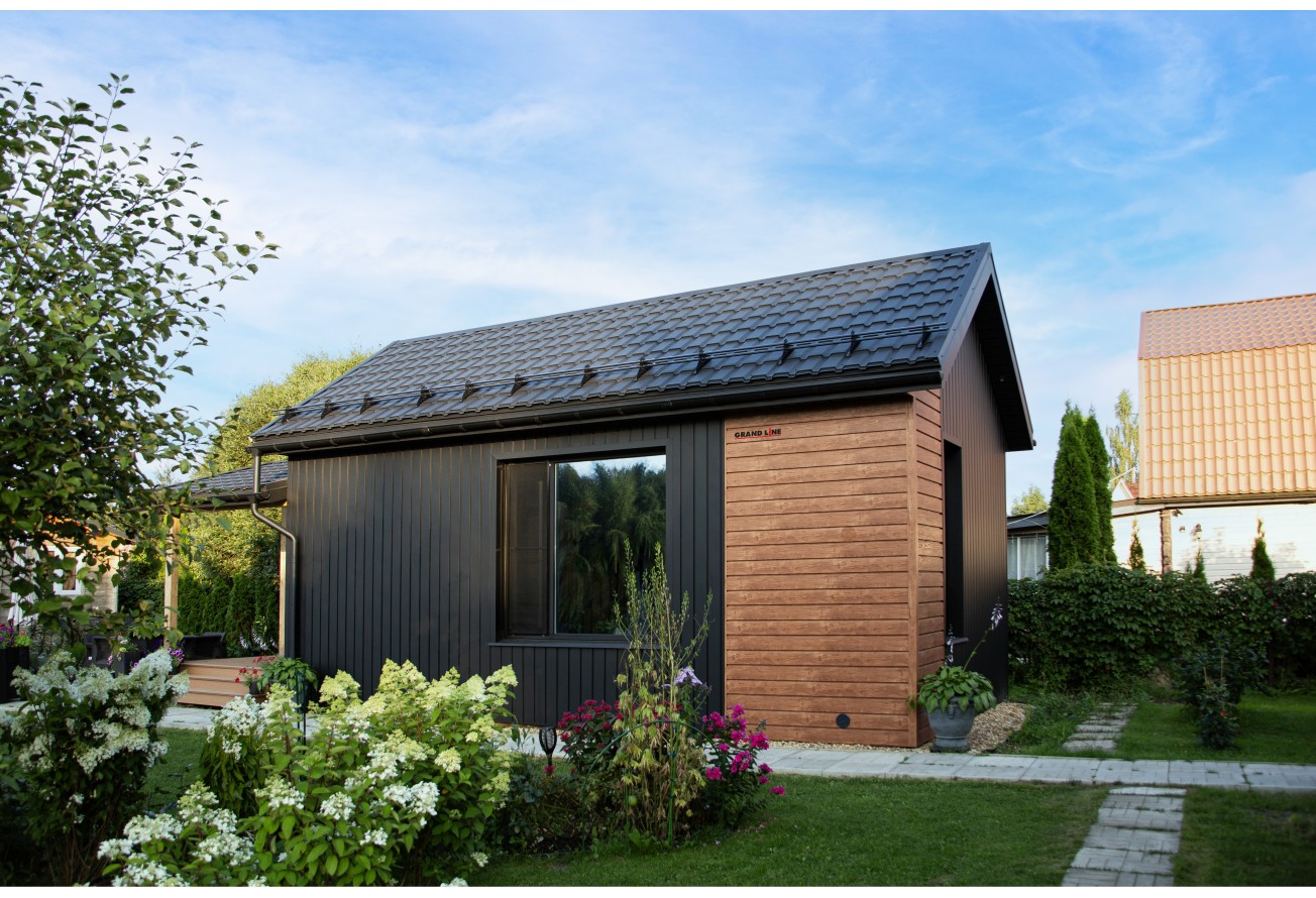 Квадро Брус Grand Line 0,45 Print Elite с пленкой Rowan TwinColor