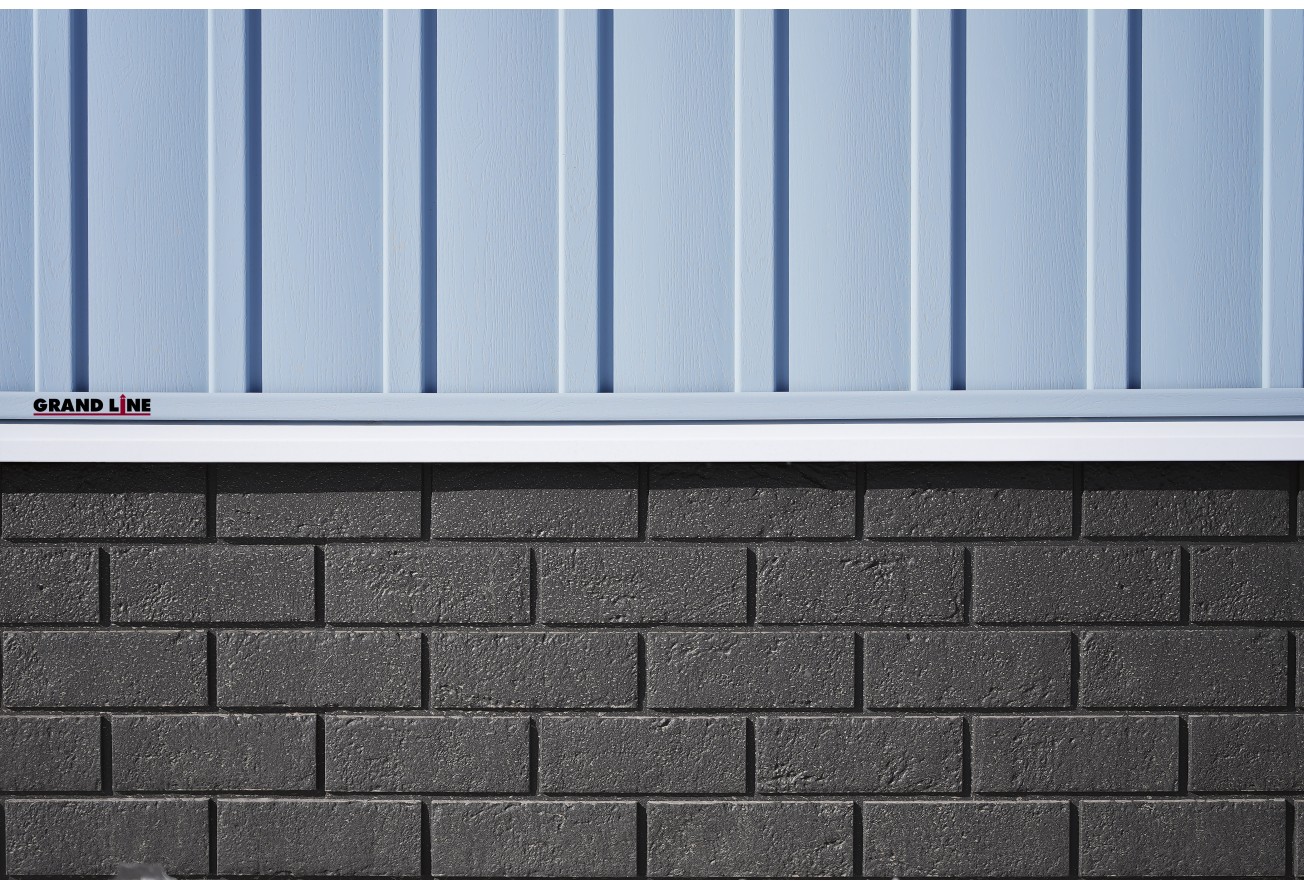 Сайдинг Вертикальный Grand Line Колор Плюс голубой (3,0м)