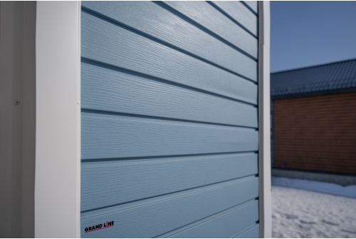 Квадро Брус 3D в01 Grand Line 0,45 Drap ТХ с пленкой RAL 5024 пастельно-синий