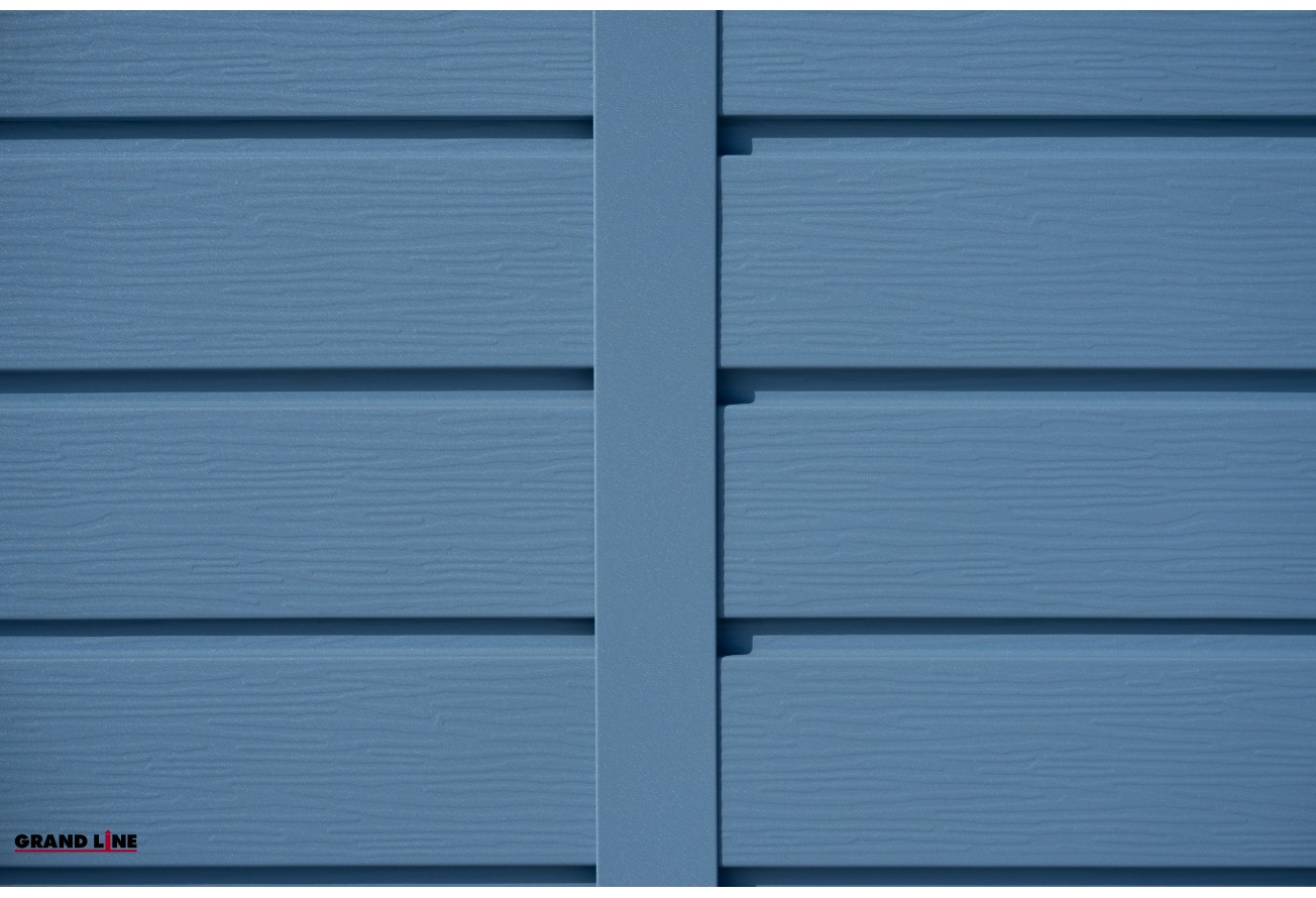 Квадро Брус 3D в01 Grand Line 0,45 Drap ТХ с пленкой RAL 5024 пастельно-синий