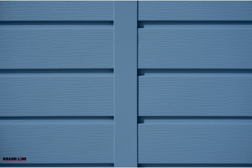 Квадро Брус 3D в01 Grand Line 0,45 Drap ТХ с пленкой RAL 5024 пастельно-синий