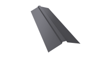 Коричневые коньки для крыши Планка конька прямоугольного115х30х115