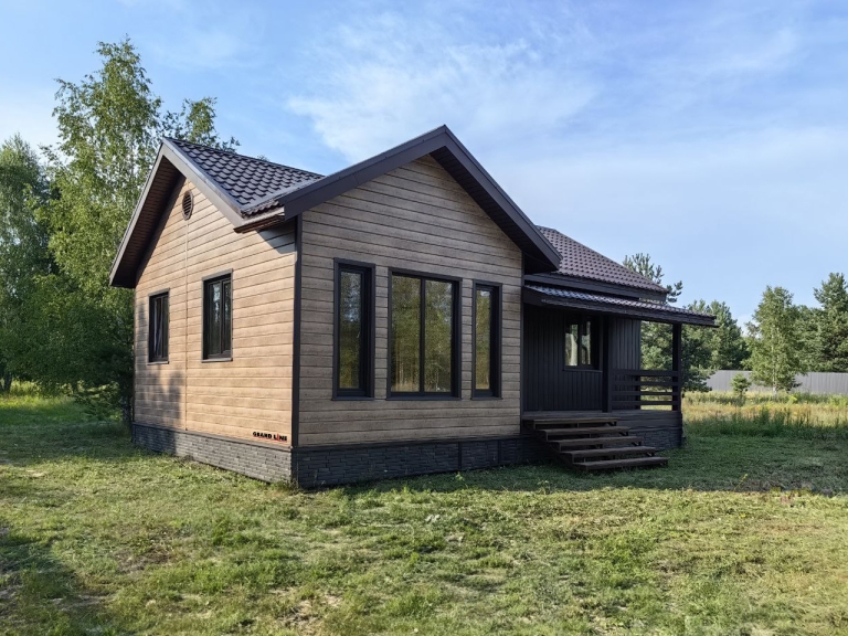 Фото домов с красивым фасадом , цвет Almond Wood Fresh - 2853