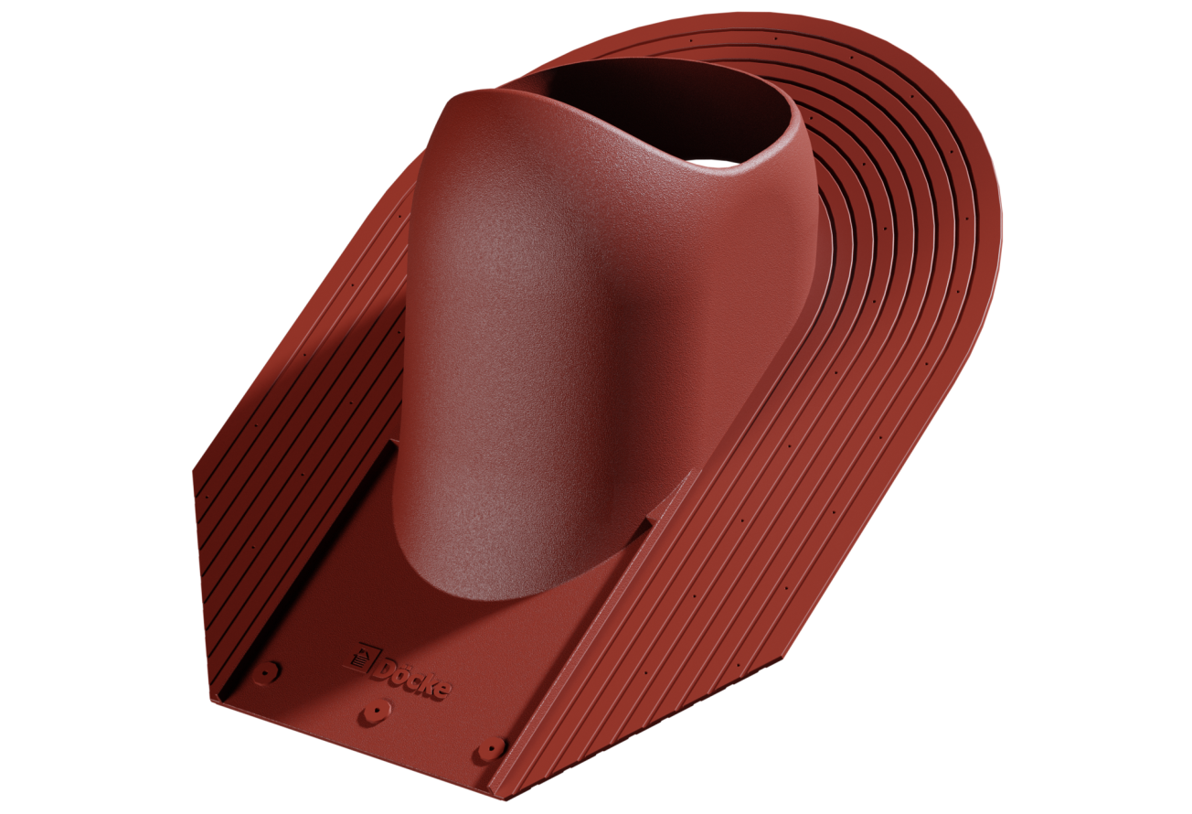 Элемент проходной Docke Root красный