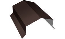 Парапетная крышка угольная 100мм Grand Line 0,45 Drap ТХ RAL 8017 шоколад (3м)