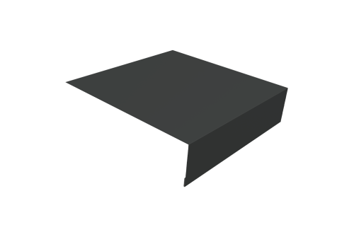 Планка околооконная простая 200х75 Grand Line 0,5 Сатин матовый RAL 7016 антрацитово-серый (3м)