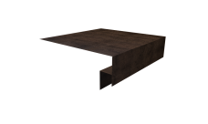 Планка околооконная сложная 200х50х18 (j-фаска) Grand Line 0,45 Принт Элит Античный дуб TwinColor (2м)