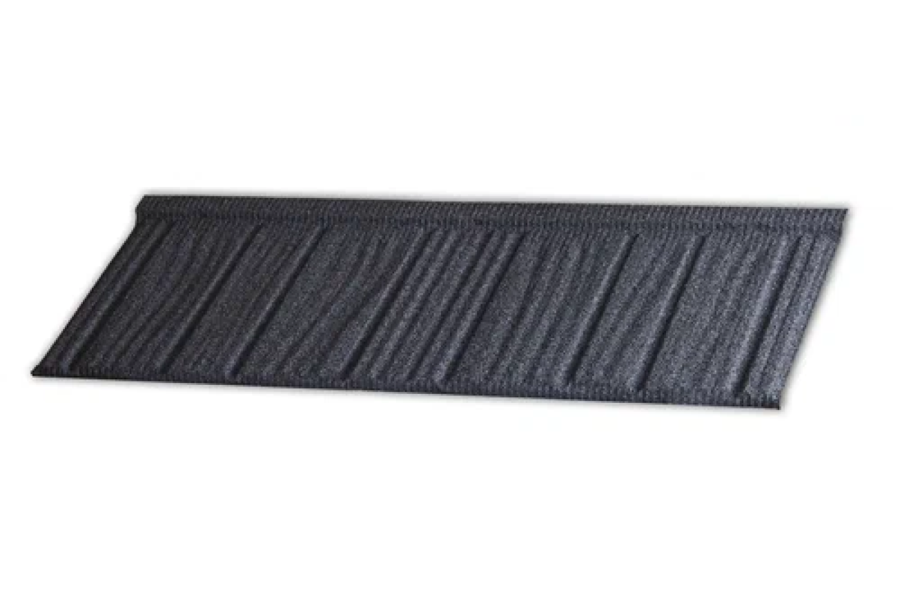 Лист композитной черепицы Gerard Shake dark silver