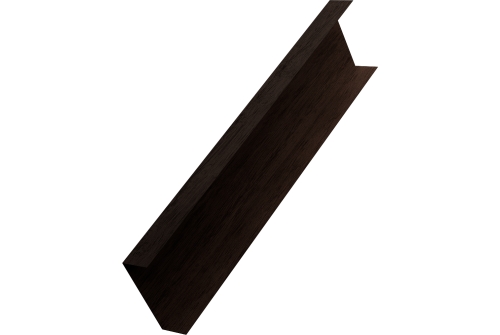 Декоративная накладка на столб универсальная 60х60 для забора жалюзи Grand Line 0,45 Принт Премиум двухсторонний Античный дуб (2,5м)