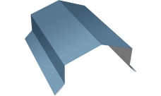 Парапетная крышка угольная 100мм Grand Line 0,45 Drap ТХ RAL 5024 пастельно-синий (3м)