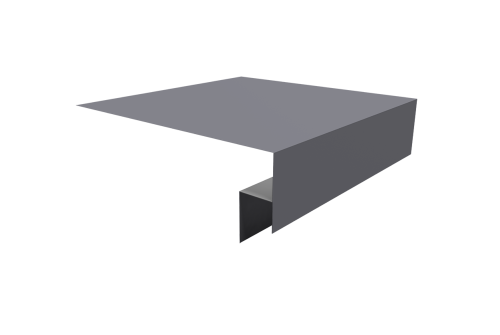 Планка околооконная сложная Блок-Хаус новый 250х50х27 Grand Line 0,45 Drap ТХ RAL 7004 сигнальный серый (2м)