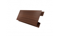 Планка H-образная Экобрус Grand Line 0,45 Print Elite Choco Wood TwinColor