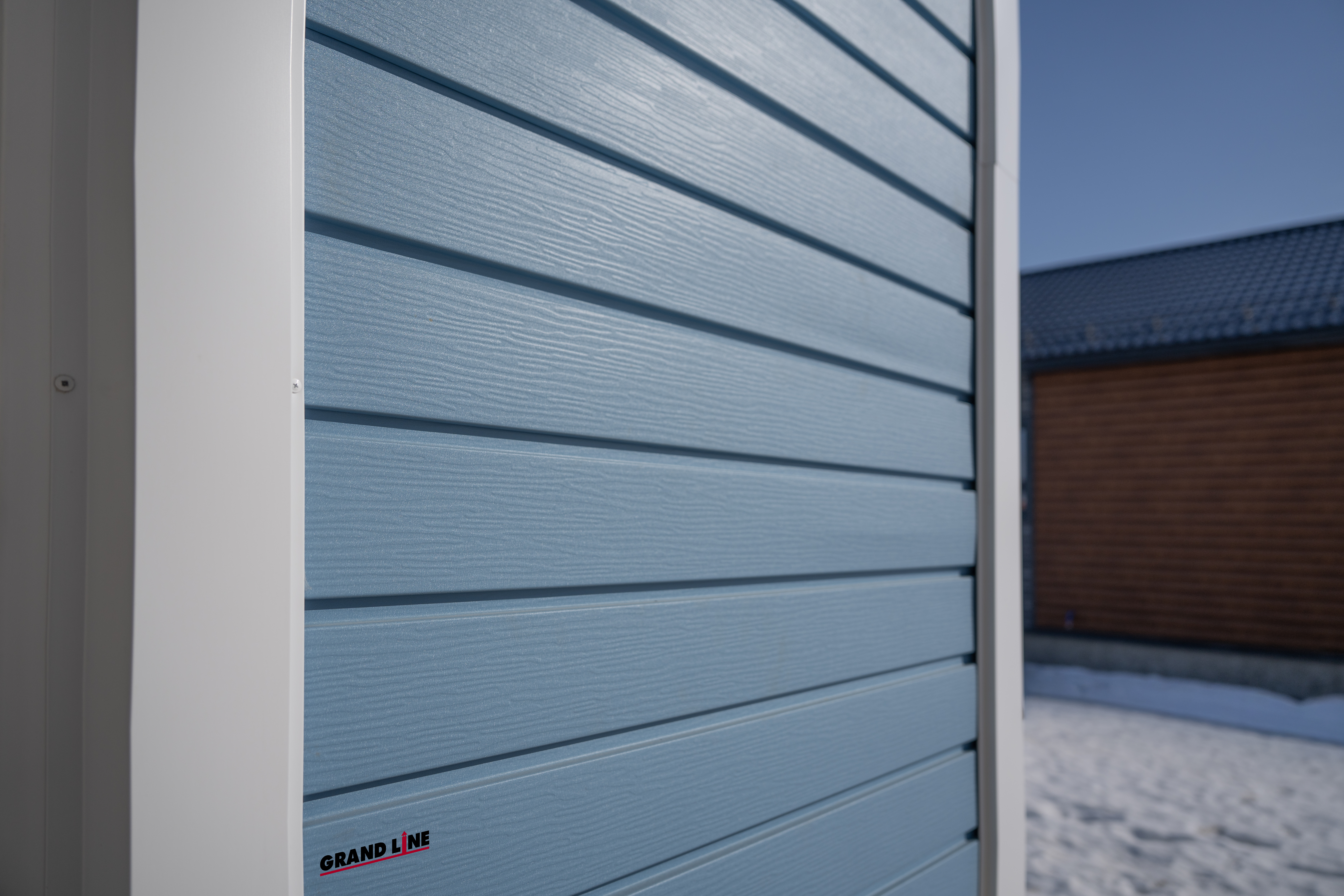 Квадро Брус 3D в01 Grand Line 0,45 Drap ТХ с пленкой RAL 5024 пастельно-синий