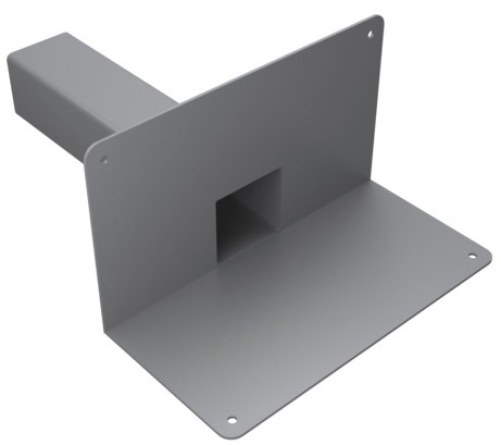 Воронка парапетная ПВХ Termoclip 100х100х450мм