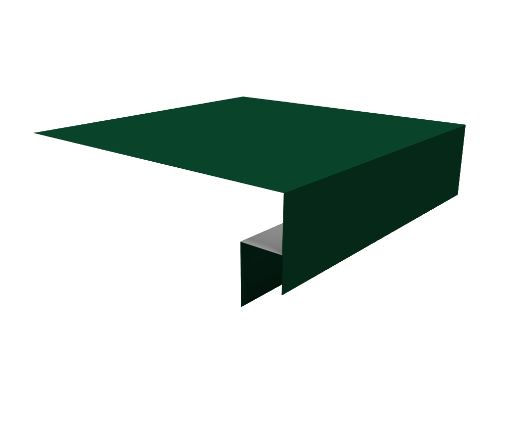 Планка околооконная сложная Блок-Хаус новый 200х50х27 Grand Line 0,5 ПЭ с пленкой RAL 6005 зеленый мох (3м)