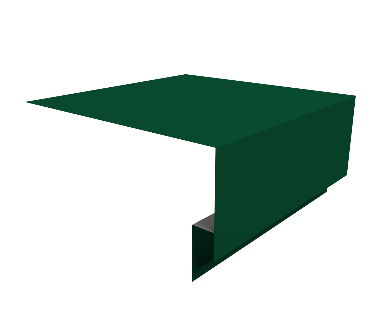 Планка околооконная сложная Блок-Хаус новый 200х75х27 Grand Line 0,45 ПЭ с пленкой RAL 6005 зеленый мох (2м)