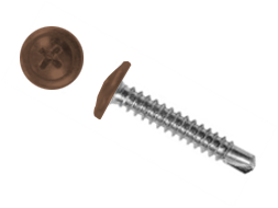 Саморез ПШС 4,2х19 (1000шт) шлиц PH2 RAL 8024