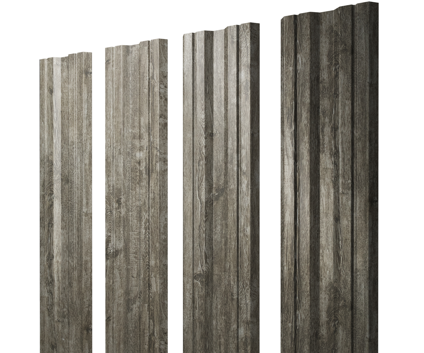 Штакетник Twin 0,45 Print Elite Nordic Wood TwinColor