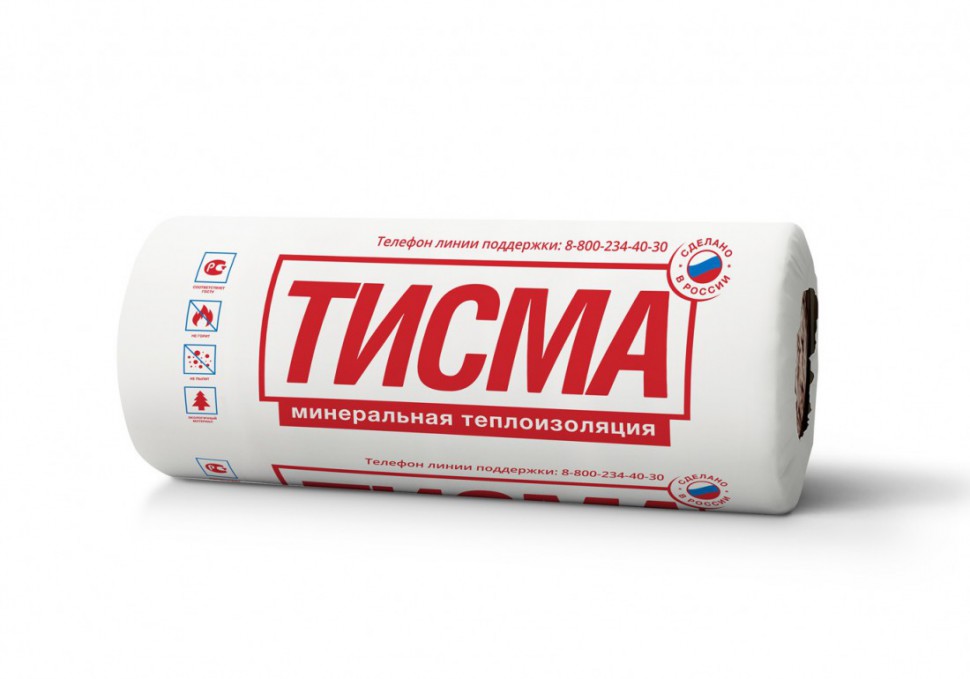 Минеральная изоляция ТИСМА TR 044 50x1200x8300 (19,92м2; 0,996 м3) - купить  по низкой цене в официальном интернет-магазине Grand Line в Москве